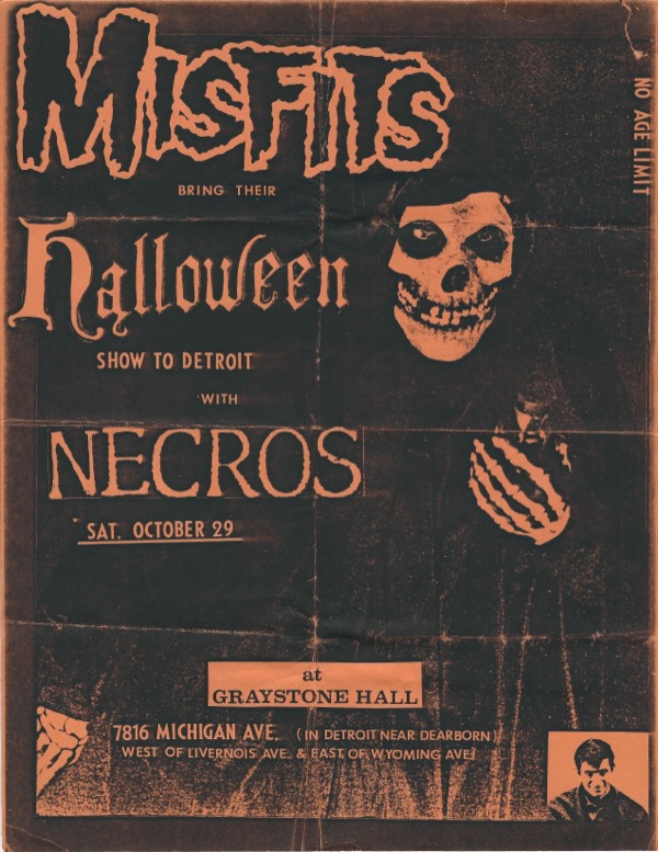 Vintage punk flyer